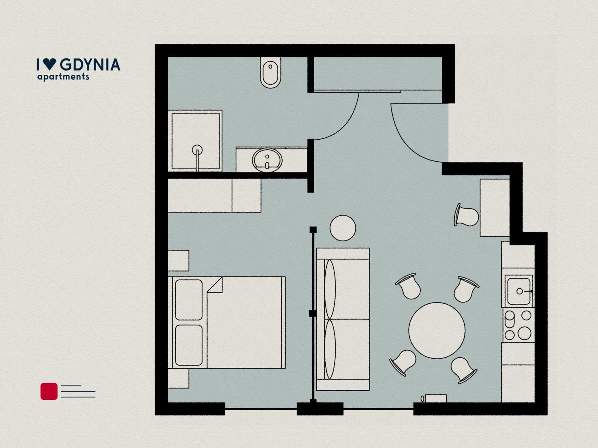 I Love Gdynia Apartments - Apartament Z Parkingiem Экстерьер фото